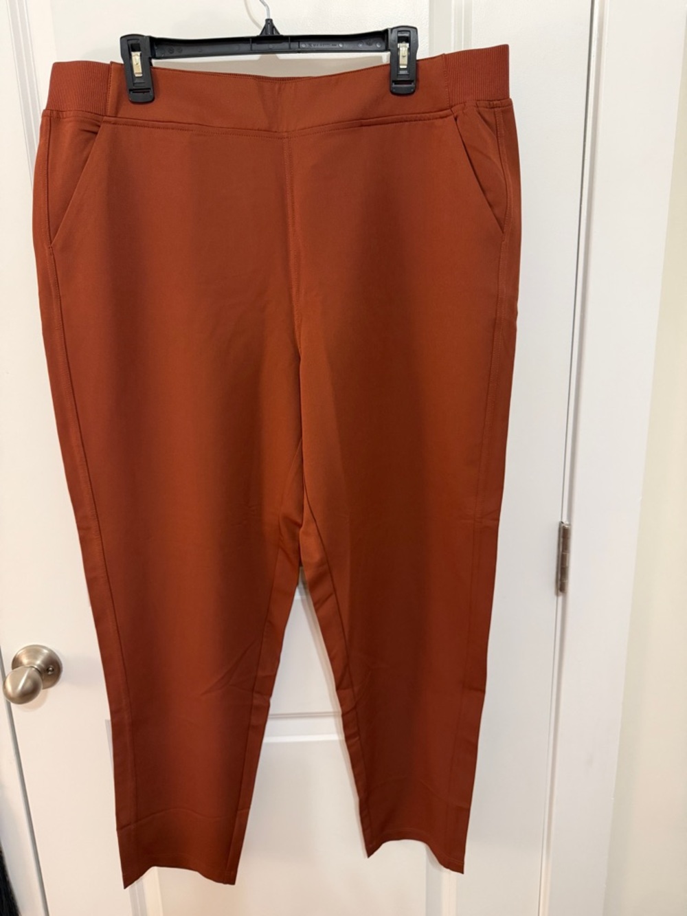 32 Degrees Rust Pull-On Ankle Ponte Pants